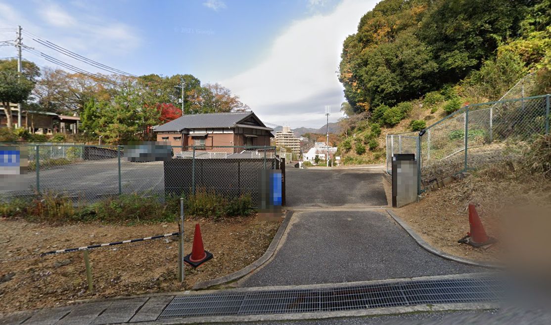 「箕谷パーキング」神戸市北区山田町上谷上字箕ノ谷の賃貸駐車場の外観です