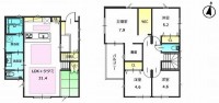 高気密高断熱の新築戸建て！　安心の耐震性能！　生活を豊かにする設備機器が充実！　マリンホーム施工！