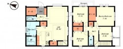 マリンホーム施工の新築戸建て！　耐震等級３取得！　ＬＤＫ床暖房！　樹脂サッシ＆複層ガラス！　