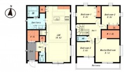 マリンホーム施工の新築戸建て　１号地