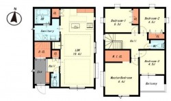 マリンホーム施工の新築戸建て　２号地