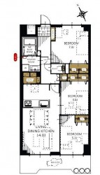 ９階部分で日当たり・眺望良好！　鍵付きのトランクルームあり！　令和８年１月室内全面リフォーム完了！