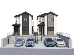 新築戸建て　Ａ号棟　神戸電鉄「北鈴蘭台」駅徒歩１分！　長期優良住宅！　地震に強い家！　駐車２台可！