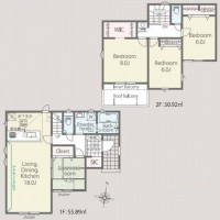 新築戸建て! 長期優良住宅! LDK18帖! SIC/WICなど収納豊富! こだわりの住宅性能!