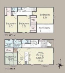 アイディホーム施工の新築戸建て！　２号棟　長期優良住宅！