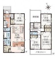 新築戸建て　２号棟　タクトホーム施工！　長期優良住宅！　駐車２台可！　
