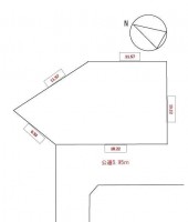 建築条件なし土地! お好きな工務店・ハウスメーカーで建築できます! 約74坪!