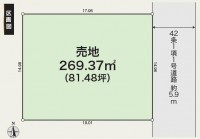 神戸市一円でお部屋を探すなら不動産情報満載のセンチュリー21ハウジング流通 建築条件付き土地　土地面積約８１坪！