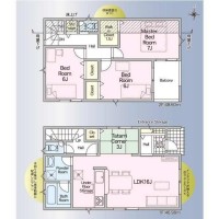 新築戸建て 3号棟 アーネストワン施工! 南向きバルコニー! 全居室6帖以上&収納あり!