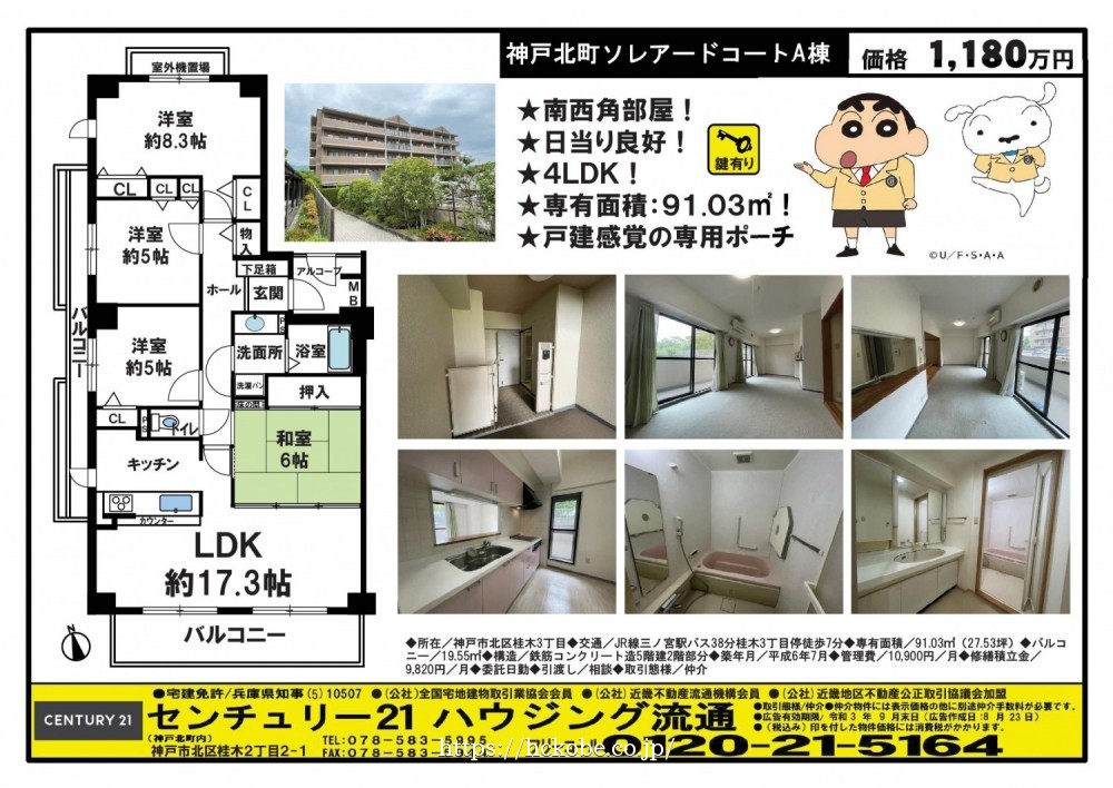 桂木・大原  宅配チラシ （8月23日発行）