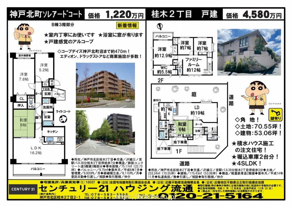 桂木・大原  宅配チラシ （12月20日発行）
