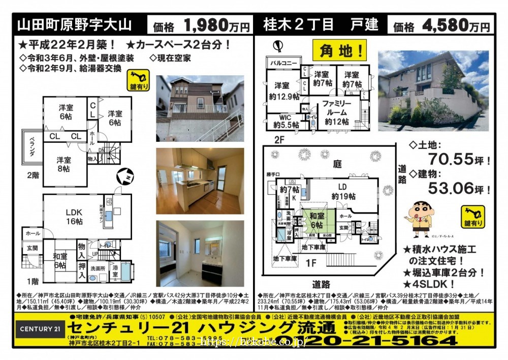 桂木・大原  宅配チラシ （1月31日発行）